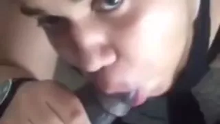 BBW redbone swallowing my dick