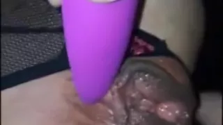 Skinny wifes pussy is throbbing and squirts during clit play and anal fuck