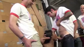 Chanell Heart gets gangbanged by a group of white guys