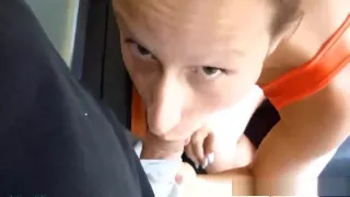 German Amateur Sucking Cock In A Train