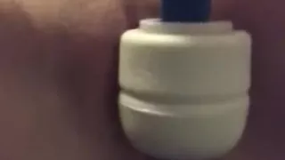 Girlfriend playing with herself and vibrator