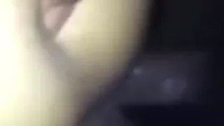 Redbone rides boyfriend while pussy juices and creams