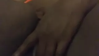 Sexy Ebony BBW Mz Ladybug Rubbing Her Juicy Pussy