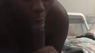 Deep Throating Til He Nut In Mouth