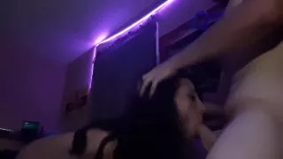 Hot Milf sucks and fucks Backorder99 till he makes her climax.