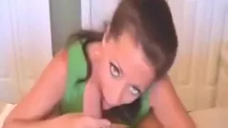 Mature woman blowjob and swallow