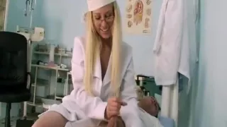 Horny Nurse Gives Head Cock