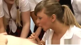 French teacher gets bj