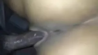 Ebony Couple Backshots and Creampie