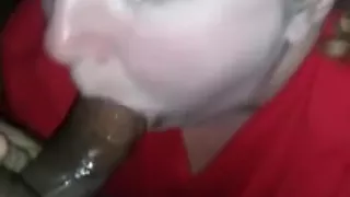 Sloppy head white girl