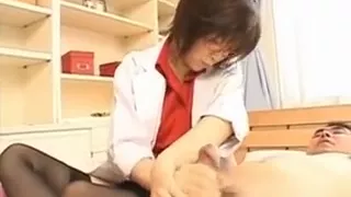 Kasumi Uehara Kinky Doctor Strokes Penis