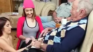 Broke Teens Play With Rich Old Men For Money