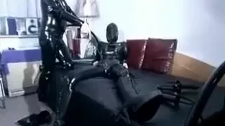 Girl In Latex Gets Her Hot Sexy Body