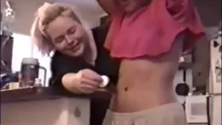 Ticklish tummy