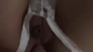 Teen does anal and ask for creampie