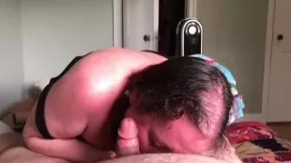 BBW Housewife Having Fun with her Sexy Big Bear Playmate