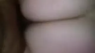 Big booty white girl rides bbc reverse cowgirl