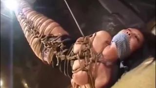 Kinbaku Bound, Gagged, Suspended, Cumming