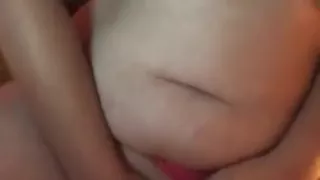 Chubby 18 yr old girl has fun and Squirts before Work