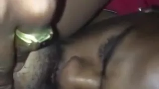 Latina gets her pussy ate