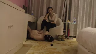 Chinese queen Foot slave