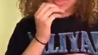 Girl showing ethnic soles on periscope