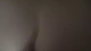 Giving A White Thot Backshots On A Broken Bed