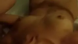 Slim gf has two we-vibe orgasms while giving head (CIM)