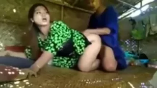 Indian Girl Fucking Boyfriend in a Hut
