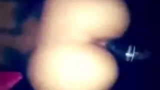 Mixed ebony teen takes bbc