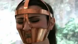 Scold's Bridle locked on and made to Cum with Vibrator