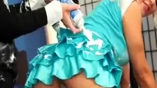 Blondies Getting Messy In Bedroom