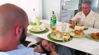 Slut Alyssa Sucks Her Fathers Hung Colleague