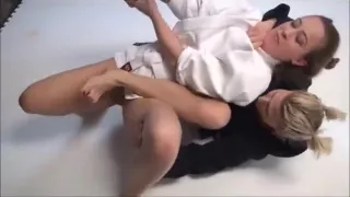 Clit Facesitting And A Rough Fuck In Academy Wrestling