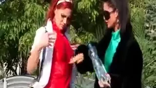 Wam Lesbians Get Wet In The Pool