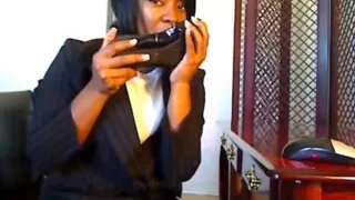 Ebony Pantyhose Domination