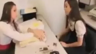 Lesbian Office Sex