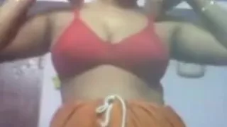 indian aunty dress change selfie, nude body shown for her boyfriend 