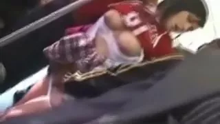 White Teen Fucked In Osaka Public Bus!