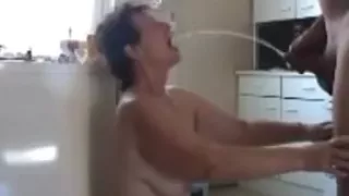 Mature Wife Pissed On