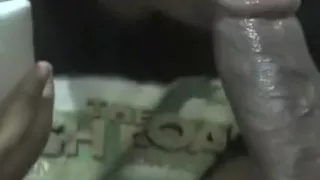 Dyke sucking bbc while on phone with her girl