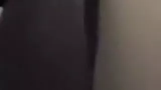 chinese stewardess touching herself in the plane