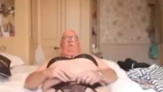 grandpa tranny jerking off