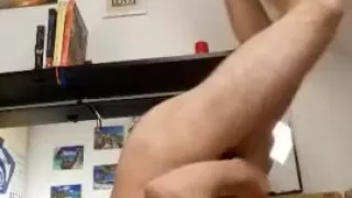 Teen Guy Gives Himself a Blowjob (Cums in Mouth & Swallows Cum)