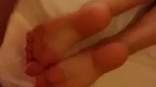 Cumming all over her Wrinkled Soles. Ashley Madison Hookup