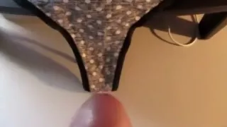 Cum on stolen panties