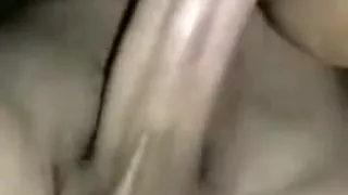 White cock filling my pussy