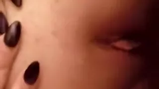 Taking Daddy's Cock, Daddy's load covers his Little girl's pussy.