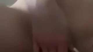 Bitch calls my daddy and cums twice on my cock - creampie