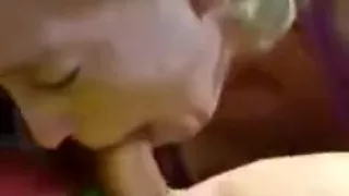 Slut comes to my work to deepthroat and swallow a cumshot!